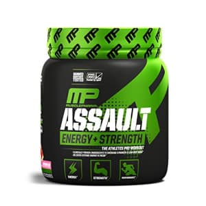 Muscle Pharm MusclePharm Assault Sport Pre-Workout Powder with High-Dose Energy, Focus, Strength, and Endurance, for $37