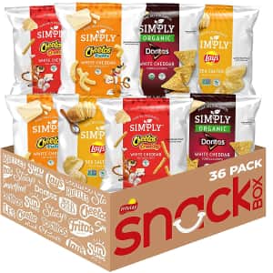Simply Brand Organic Chips Variety 36-Pack for $13 via Sub & Save