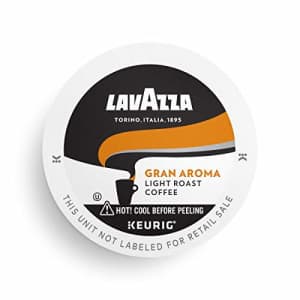 Lavazza Gran Aroma Single-Serve Coffee K-Cup Pods for Keurig Brewer, Light Roast, 10-Count Boxes for $34