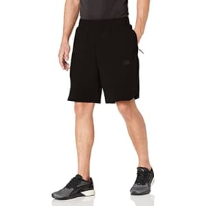 PUMA Men's Dime Shorts, Black/Black, XL for $15