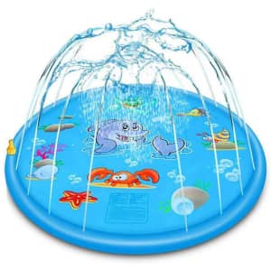 Ephiioniy 66.9" Splash Pad and Sprinkler for $9 Ephiioniy 66.9" Splash Pad and Sprinkler for $9