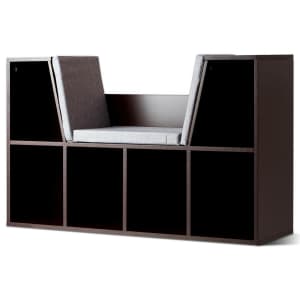 Costway Kids' 6-Cubby Bookcase w/ Cushioned Reading Nook for $95 Costway Kids' 6-Cubby Bookcase w/ Cushioned Reading Nook for $95