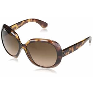 Ray-Ban Women's RB4098 Jackie Ohh II Sunglasses, Havana/Pink Brown Gradient, 60 mm for $176