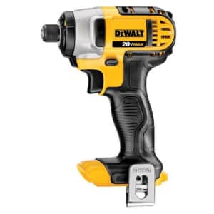 DeWalt 20V MAX 1/4" Impact Driver (Tool only) for $84