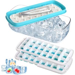 Miss Feel Ice Cube Tray w/ Lid. Apply coupon code "20ICECB50" for a savings of $8.