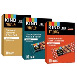 KIND Minis Variety 30-Pack for $11 via Sub & Save KIND Minis Variety 30-Pack for $11 via Sub & Save