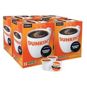 Dunkin Donuts Dark Coffee Keurig K-Cup Pod 88-Pack for $40 Dunkin Donuts Dark Coffee Keurig K-Cup Pod 88-Pack for $40