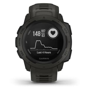 Garmin Instinct Rugged Outdoor GPS Watch for $200