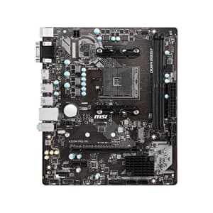 MSI A320M PRO-VH ProSeries Motherboard (AMD AM4, DDR4, PCIe 3.0, SATA 6Gb/s, USB 3.2 Gen 2, M.2 for $50
