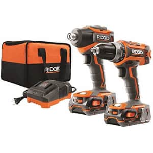 Ridgid R9603 18V Lithium Ion Cordless Brushless Drill Driver and Impact Driver Combo Kit (2 x 1.5 for $197 Ridgid R9603 18V Lithium Ion Cordless Brushless Drill Driver and Impact Driver Combo Kit (2 x 1.5 for $197