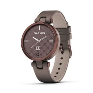 Garmin Lily, Small GPS Smartwatch with Touchscreen and Patterned Lens, Dark Bronze for $224