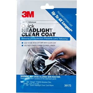 3M Quick Headlight Clear Coat Wipe for $5 3M Quick Headlight Clear Coat Wipe for $5