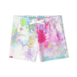 The Children's Place Single Girls Pull On Fashion Shorts, Rainbow Tie Dye, X-Large (14) for $4 The Children's Place Single Girls Pull On Fashion Shorts, Rainbow Tie Dye, X-Large (14) for $4