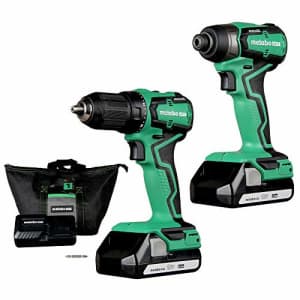 Metabo HPT Cordless 18V Drill and Impact Driver Combo Kit | Sub-Compact | Brushless Motor | for $139 Metabo HPT Cordless 18V Drill and Impact Driver Combo Kit | Sub-Compact | Brushless Motor | for $139