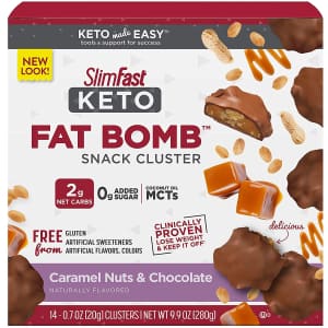 SlimFast Keto Fat Bomb Snack Cluster 14-Pack for $5.97 via Sub & Save