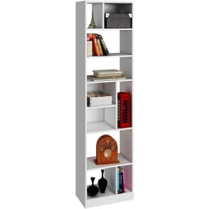 Manhattan Comfort Valenca 4.0 71" 10-Shelf Bookcase for $66