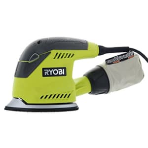 Ryobi CFS1503GK Compact Corner Cat 12,500 OPM 1.2 Amp Corded Orbital Finishing Sander w/ 10 Pads for $63 Ryobi CFS1503GK Compact Corner Cat 12,500 OPM 1.2 Amp Corded Orbital Finishing Sander w/ 10 Pads for $63
