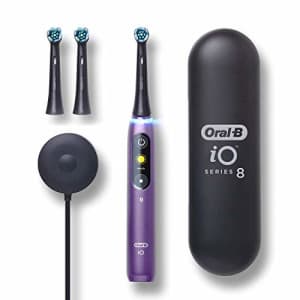 Oral-B iO Series 8 Electric Toothbrush with 2 Replacement Brush Heads, Violet Ametrine for $237