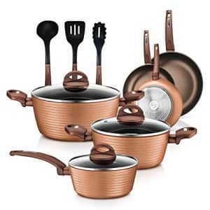 NutriChef Nonstick Kitchen Cookware Set - Professional Hard Anodized Home Kitchen Ware Pots and Pan for $93 NutriChef Nonstick Kitchen Cookware Set - Professional Hard Anodized Home Kitchen Ware Pots and Pan for $93