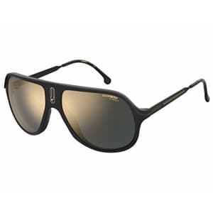 Carrera Safari65 Rectangular Sunglasses, Black/Gray Gold Mirrored, 62mm, 15mm for $79