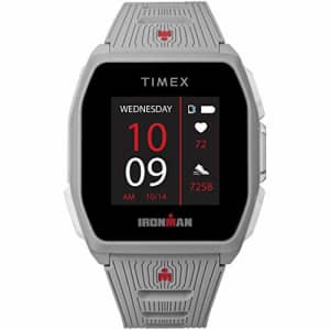 TIMEX IRONMAN R300 GPS Smartwatch with Heart Rate 41mm Light Gray with Silicone Strap for $91