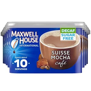 Maxwell House International Suisse Mocha Caf-Style Decaf Sugar Free Instant Coffee Beverage Mix (8 for $52