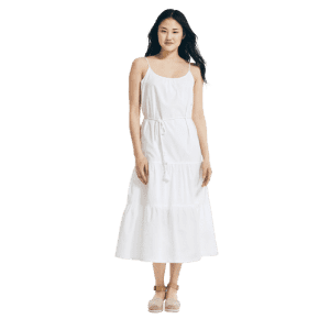 Nautica Women's Embroidered Tiered Dress for $36 Nautica Women's Embroidered Tiered Dress for $36