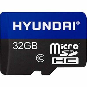 Hyundai Technologies SDC32GU1 Class 10 MicroSDHC Card with Adapter (32GB) for $8