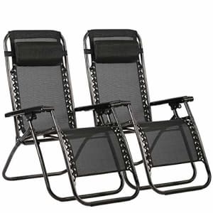 FDW Zero Gravity Chair Patio Lounge Recliners Adjustable Folding Set of 2 for Pool Side Outdoor Yard for $45 FDW Zero Gravity Chair Patio Lounge Recliners Adjustable Folding Set of 2 for Pool Side Outdoor Yard for $45