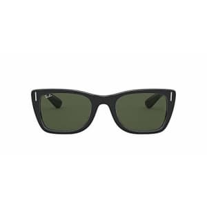 Ray-Ban RB2248 Caribbean Rectangular Sunglasses, Shiny Black/Green, 52 mm for $170 Ray-Ban RB2248 Caribbean Rectangular Sunglasses, Shiny Black/Green, 52 mm for $170