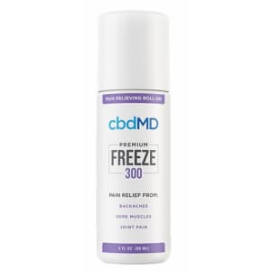cbdMD Freeze 300mg CBD Pain Relief Roller for $30 cbdMD Freeze 300mg CBD Pain Relief Roller for $30