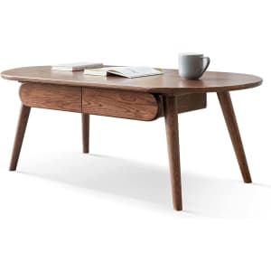 Fancyarn 47" Solid Wood Coffee Table for $370