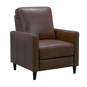 Abbyson Living Crestview Top-Grain Leather Pushback Recliner for $349 for members
