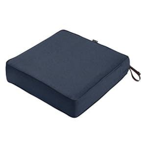 Classic Accessories Montlake Water-Resistant 21 x 21 x 5 Inch Square Outdoor Seat Cushion, Patio for $163