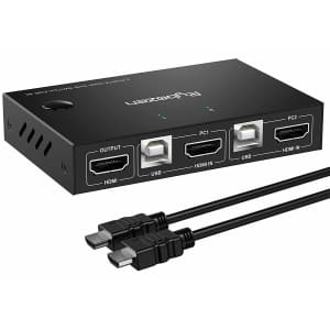 Rybozen 2-Port 4K HDMI KVM Switch for $14 Rybozen 2-Port 4K HDMI KVM Switch for $14