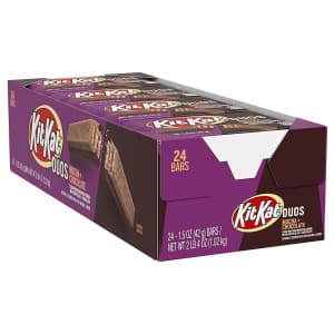 Kit Kat Duos Mocha Creme and Chocolate Wafer Candy 24-Pack for $15