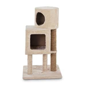 Animaze Double Cat Condo with Scratching Post for $50