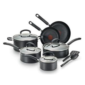 T-fal C561SC Titanium Advanced Nonstick Thermo-Spot Heat Indicator Dishwasher Safe Cookware Set, for $102