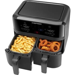 Chefman TurboFry 9-Quart Dual-Basket Air Fryer for $60 Chefman TurboFry 9-Quart Dual-Basket Air Fryer for $60