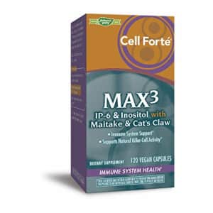 Enzymatic Therapy Nature's Way Cell Fort MAX3 IP-6 & Inositol w/Maitake & Cat's Claw, 120 Capsules for $33
