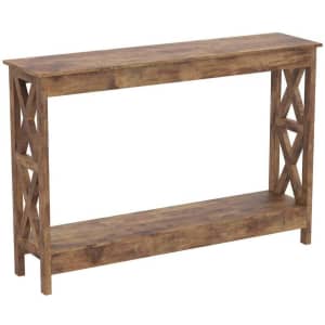 Safdie and Co. 47" Wood Console Table for $86