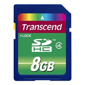 Transcend Nikon Coolpix S630 Digital Camera Memory Card 8GB (SDHC) Secure Digital High Capacity Class 4 Flash for $10