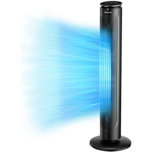 Pelonis 42'' Oscillating Tower Fan with Aromatherapy Diffuser for $76
