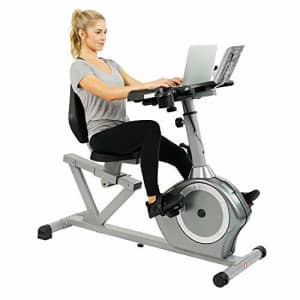 Sunny Health & Fitness Magnetic Recumbent Desk Exercise Bike, 350lb High Weight Capacity, Monitor - for $350 Sunny Health & Fitness Magnetic Recumbent Desk Exercise Bike, 350lb High Weight Capacity, Monitor - for $350