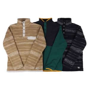 The North Face Men's Surprise 1/4-Button Down Pullover for $55