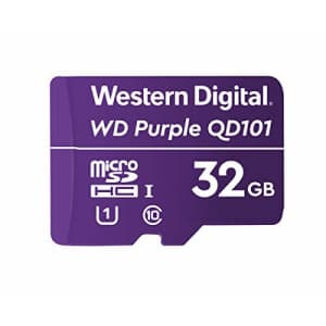 Western Digital SC QD101 Micro SD Card 32GB WD Purple Surveillance Camera WDD032G1P0C for $28 Western Digital SC QD101 Micro SD Card 32GB WD Purple Surveillance Camera WDD032G1P0C for $28