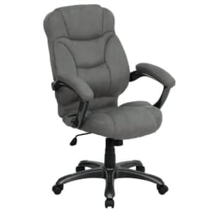 Flash Furniture High Back Gray Microfiber Contemporary Executive Swivel Ergonomic Office Chair with for $272 Flash Furniture High Back Gray Microfiber Contemporary Executive Swivel Ergonomic Office Chair with for $272