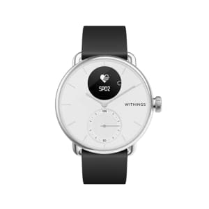 Withings ScanWatch - Hybrid Smartwatch with ECG, Heart Rate Sensor and Oximeter (38mm, White) for $270