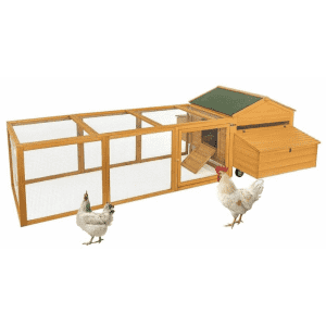 Outdoor Wooden Rolling Chicken Coop for $420