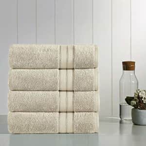 Amrapur Overseas 4-Pack SpunLoft Bath Towel Sand 30x54 for $44